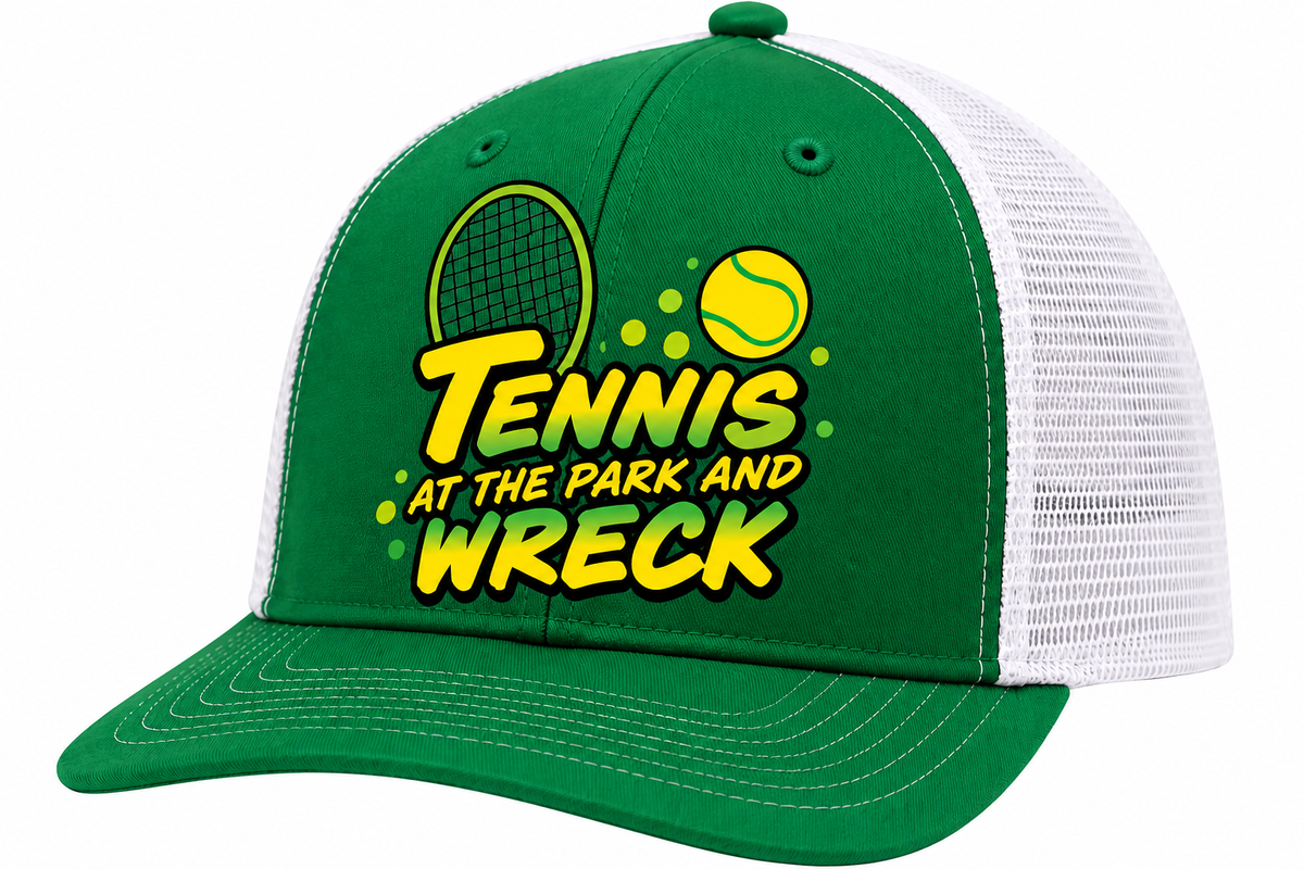 Adult Trucker Hat - Green/White